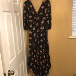 Free people floral maxi dress